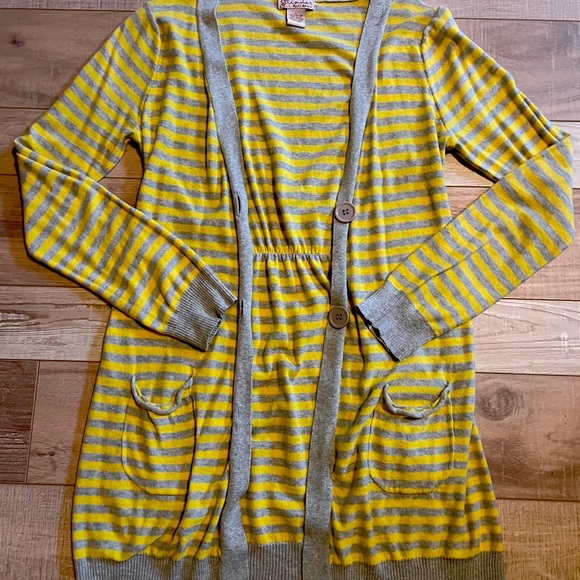 J. J. Basics Striped Cardigan Sweater - Picture 1 of 1